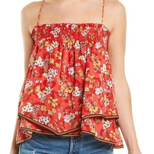 NWT Derek Lam 10 Crosby Tiered Floral-Print